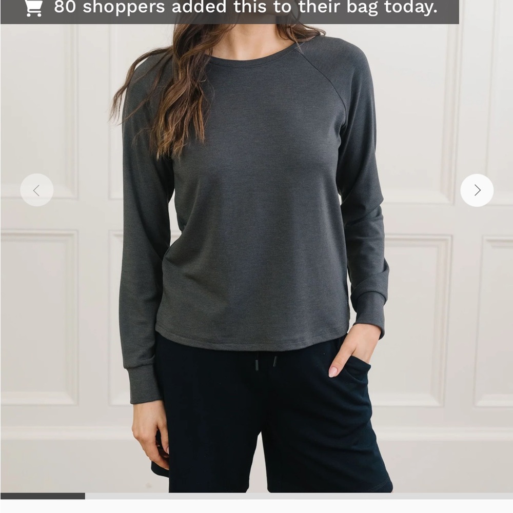 Women's Bamboo Ultra-Soft Raglan
Pullover Crew